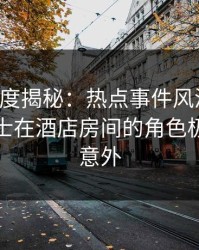 黑料深度揭秘：热点事件风波背后，业内人士在酒店房间的角色极其令人意外